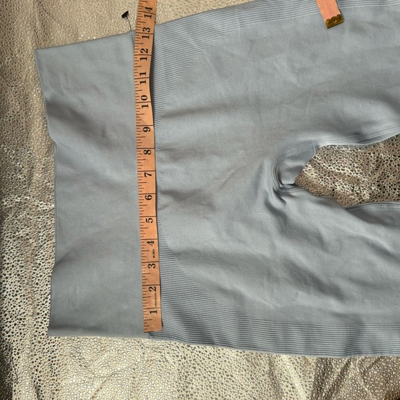 Set active light blue high rise seamless leggings M - Picture 9 of 11